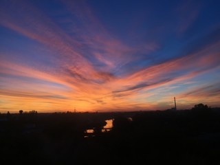 sunset sky background 
