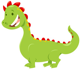 Obraz premium fantasy dragon cartoon illustration