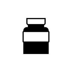 Pills bottle icon vector. Pills bottle vector design. sign design. flat style. Vector EPS 10