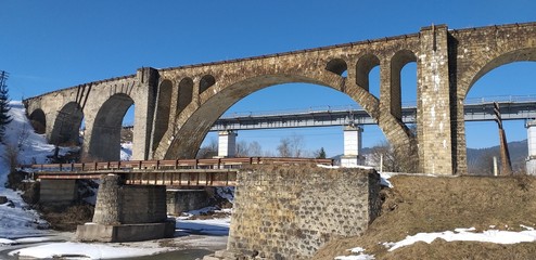 Austrian viaduct in february