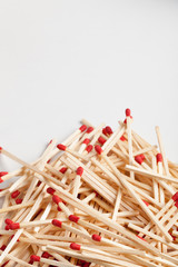many scattering of matches