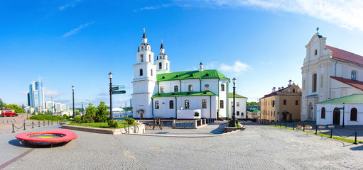 Panorama Minsk city, Belarus