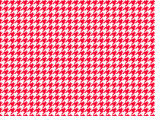 Fabric houndstooth seamless vector pattern background, geometric print art design, fashion 