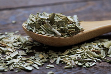 Fototapeta na wymiar Herb Tea Olive leaf