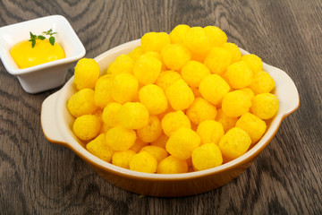 Cheese corn balls
