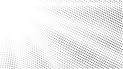 Naklejka premium Halftone gradient sun rays pattern. Abstract halftone vector dots background. Summer dots pattern. Pop Art, Comic small dots. Star rays halftone poster. Shine, explosion. Radial, sunrise rays