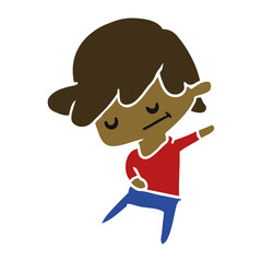 cartoon of a kawaii cute boy