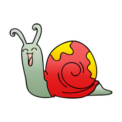 quirky gradient shaded cartoon butterfly