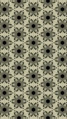 Ornate geometric pattern and abstract colored background