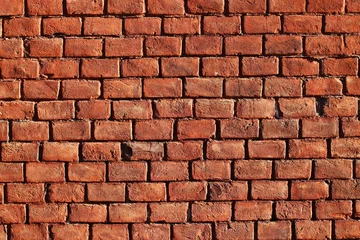 Schöne Wand aus rotem Backstein für Hintergrund oder Textur © pavlofox