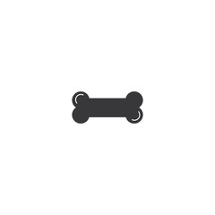 Dog bone simple icon