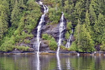 Landscape of Misty Fjords in Alaska, USA