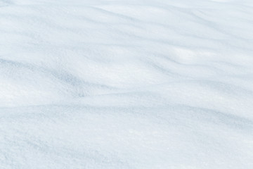 background of fresh snow texture in blue tone