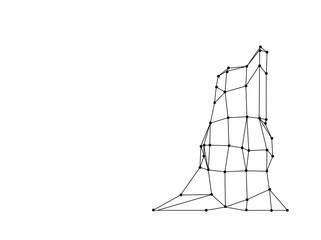  Landscape background. Western desert. Stone. Lines and points.