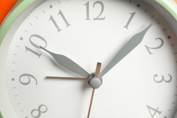 Big beautiful clock as background, space for text