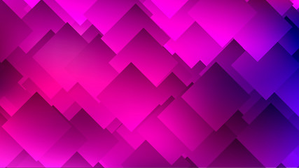 Obraz premium Modern abstract colorful gradient background with rhombuses, squares. Geometric poster, banner. Vector illustration. 