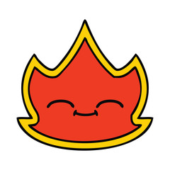 cute cartoon fire