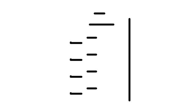 line icon animation exercise book