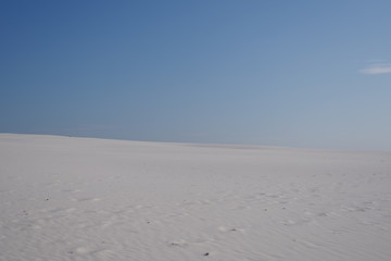 sand dunes and blue sky