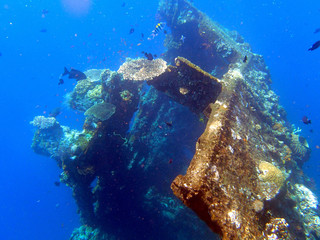 Fototapeta na wymiar shipwreck USS Liberty - Bali Indonesia Asia