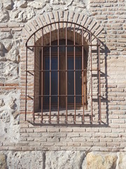 Fototapeta na wymiar Old window in a facade