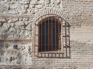 Old window in a facade