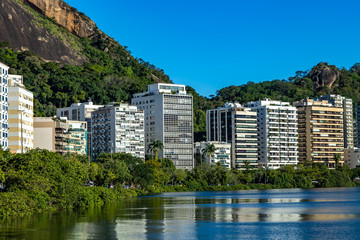 Most expensive apartments in the world. Wonderful places in the world. Lagoon and neighborhood of...