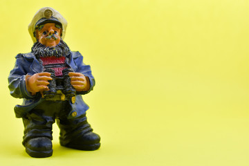 small, captain statue