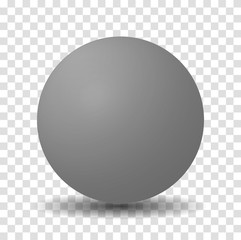 Gray Sphere Ball