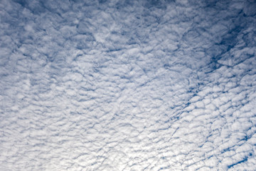 Blue sky cloud in winter for background texture