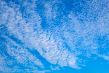 Blue sky cloud in winter for background texture