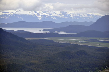 Alaska Inside Passage Viewed from Mount Roberts