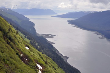 Alaska Inside Passage Viewed from Mount Roberts