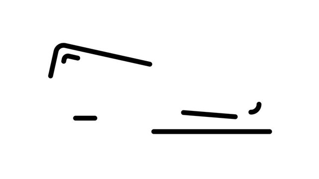 line icon animation stapler
