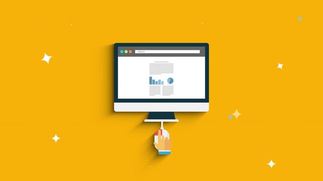 Check Web Analysis Flat Animation