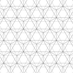 Jewel of Life - Seamless Vector Sacred Geometry Patterns For Layer Masks Black