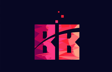 gold golden silver metallic color alphabet letter combination BB B B for logo icon design