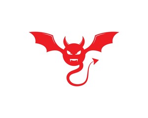 Devil logo vector