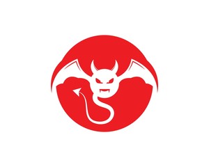 Devil logo vector
