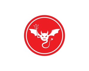 Devil logo vector