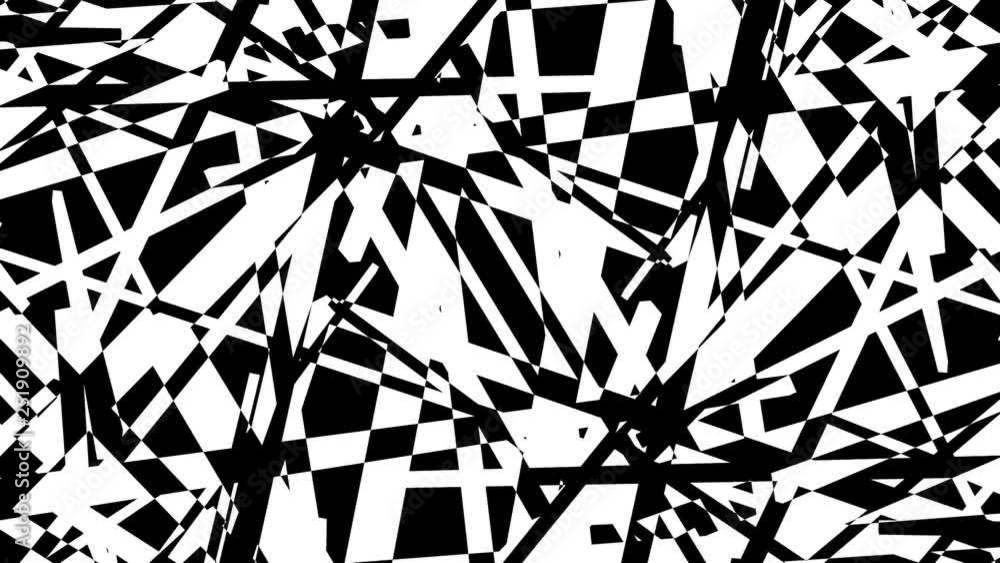 Poster motion graphic shapes abstract animation - seamless looping video animation