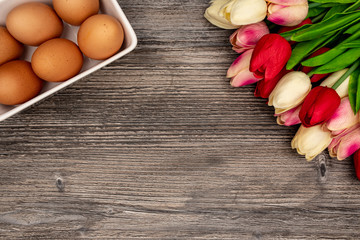 Easter background concept