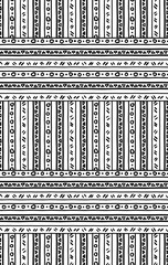 Seamless hand drawn pattern, lines and dots, crisscross,triangle, black and white tribal Navajo, Aztec geometric print, ethnic hipster backdrop, texture, lines and dots