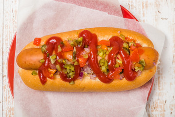 ホットドッグ　hot dog