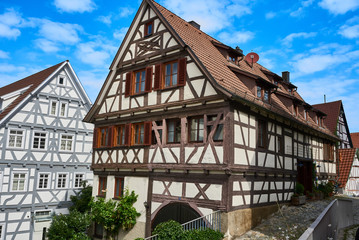 The medieval village of Herrenberg, Germany