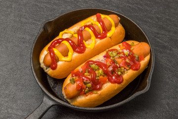 ホットドッグ　hot dog