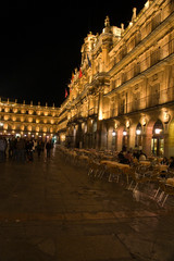 Fototapeta na wymiar Plaza Mayor,Salamanca,Castilla-Leon,Spain