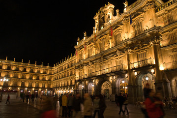 Plaza Mayor,Salamanca,Castilla-Leon,Spain