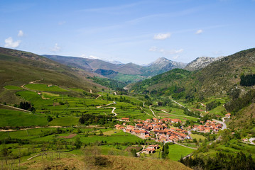 San Pedro, Carmona village. Cabuerniga Valley, Cantabria, Spain