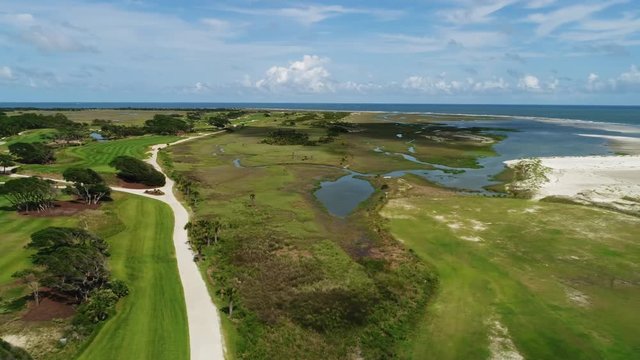 Aerial, Kiawah Island Wide Landscape